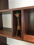 Walnut Bookcase, And Cerused White Oak Floating Desk 6 small