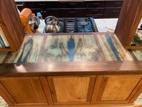 Large Kitchen Island 2 small