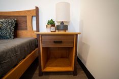 Walnut + Cherry End Tables 2 small