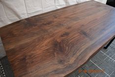 Live Edge Walnut Dining Table 4 small