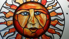 Large Stained Glass Panels 2 small