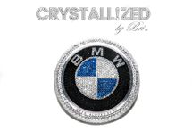 Pink Bmw Crystallized Roundel Car Emblem Bling Genuine European Crystals Bedazzled 4 small
