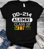 Dd-214 Alumni Class Of Vietnam Veteran, Vietnam War Veteran Shirt 3 small