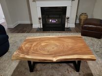 Monkey Pod Live Edge Coffee Table 2 small