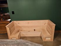 Custom Oak Bench Seating 4 small