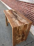 Modern Desk, Waterfall Leg, Minimalist, Spalted Maple And Cherry 1 small