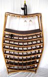 Wine Barrel Wine And Glass Rack - Condrie - Made From Retired Wine Barrels 2 small