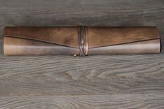 Italian Leather Knife Roll 6 small