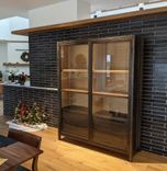 White Oak Dining Room Display Cabinet 1 small