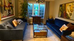 Floating Coffee Table In Metal Frame 4 small