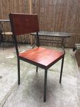 Modern Steel & Grain Dining Chair 4 small