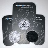 Any Color Crystallized Personalized Pop Socket Iphone Grip Bling Genuine European Crystals Bedazzled 1 small