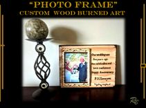 Custom, Photo Frame, Picture Frame, Wood Anniversary Gift, Couples Gift 2 small