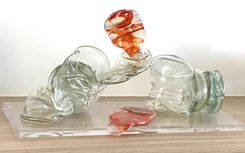 Recycled Glass Sculptures 5 small