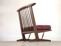 George Nakashima Reproduction Conoid Lounge Chair 2 small