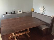 Japanese Nakashima Inspired Dining Table 4 small