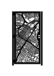 Decorative Urban Steel Gate - Houston City Streets - Garden Gate - Decorative Wall Panel 3 small