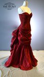 Gothic Red Wedding Dress 1 small