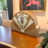 Art Deco Clock, Handcrafted In The U.S.  Mc-45  Free Shipping And Engraving 1 small