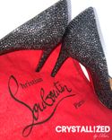Fully Crystallized High Heels Bling Shoes Genuine European Crystals Bedazzled Pumps Bridal Wedding 3 small
