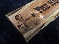 Live-Edge Custom Woodburned Signs 2 small