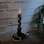 Courtly Vintage Checks Candle Checkked Battery Candle 3 small