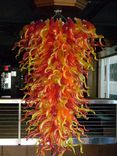 Park At 14th Nightclub: Two Custom Made Chandeliers | Hand Blown Glass Art Lighting 1 small