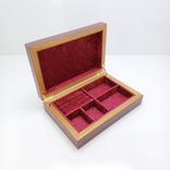Custom Inlaid Wood Jewelry Box 6 small