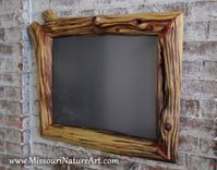 Natural Edge Frames Created From Red Cedar Driftwood 2 small