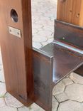 Recycled H Beam Metal And Cedar Wood Wine Bottle Holders 4 small