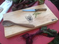 Custom Cutting Board With Wood Burned Image 1 small