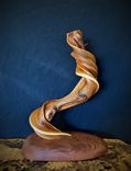 Rustic Twisted Juniper Sculpture On A Redwood Burl Base 1 small