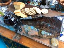 Rustic Wood Epoxy Resin Serving Boards 3 small