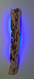 Illuminated Natural Wood Wall Decor 1 small
