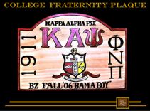 Fraternity Plaque, College, Sign, Fraternity Crests, Custom Made To Order Any Design 2 small