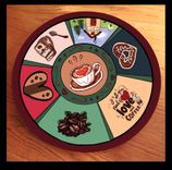 Lazy Susan, Personalized, Hand Painted, Judaism, Hebrew, Italian, Text 609 864-8210 For Information 2 small