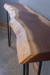 Live Edge Black Walnut Console Table - Sofa Table 3 small