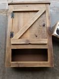 Barn Wood Toilet Cabinet Rustic Cabinet 1800s Reclaimed Barn Wood 2 small