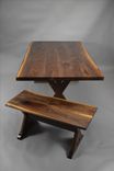 Custom Black Walnut Dining Set 4 small
