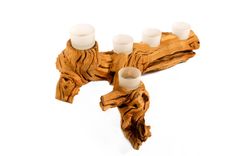 Grapevine 5 Candle Holder - Midway - Made From Retired California Grapevines 1 small