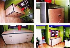 Birds-Eye Maple And Steel Dresser 2 small
