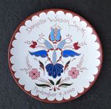 #7-Personalized Pennsylvania Dutch Wedding Plate 1 small