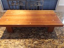 Cherry Cutting Board With Five Inch Legs And Maple Inlay 1 small