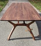 Mid Century Inspired Walnut Dining Table 1 small