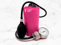 Crystallized Sphygmomanometer Blood Pressure Cuff Pink Medical Bling European Crystals Bedazzled 1 small