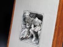 Sculpted Couple Portrait In Black & White 5 small