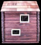 Custom Hardwood Computer Case "The Log Cabin" 5 small