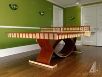 Curly Maple And Padauk Ping Pong Table 1 small