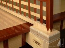 Curly Maple And Padauk Ping Pong Table 3 small