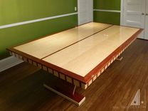 Curly Maple And Padauk Ping Pong Table 6 small